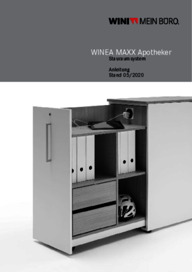 Montageanleitung, WINEA MAXX Apothekerschrank