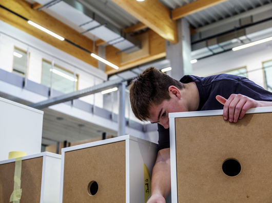 Ausbildung in der Lehrfabrik Möbelindustrie Löhne